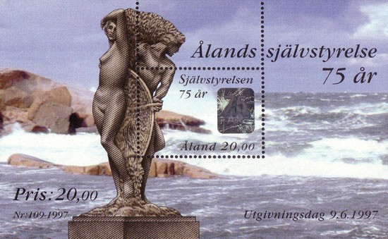 [The 75th Anniversary of the Independence of Aaland, type ]