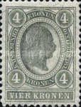 [Emperor Franz Josef I, 1830-1916 - Value in "Kronen" - Without Varnish Bars, Numerals in White, type O10]