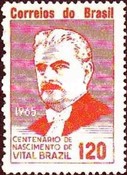 [The 100th Anniversary of the Birth of Vita Brazil, 1865-1950, type ANB]