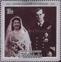 [The 25th Anniversary of the Marriage of Queen Elizabeth II and Prince Philip, type AJ]