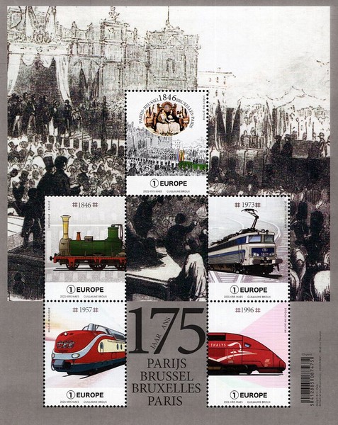 [The 175th Anniversary of the Paris-Brussels Rail Connection, type ]