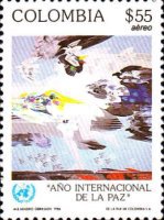 [Airmail - International Peace Year, type BAO]