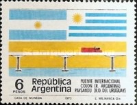 ["International Bridge" between Colon, Argentina, and Paysandu, Uruguay, type AJG]