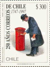 [The 250th Anniversary of Postal Service in Chile, type BHD]
