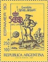 ["Espamer '90" Spain-Latin America Stamp Exhibition, Chronicles of Discovery, type BNC]