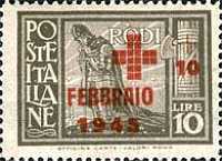 [Red Cross. No. 86 & 87 Overprinted, type CT1]