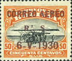 [Airmail - Issue of 1924 Overprinted "CORREO AEREO R. S. 6-V-1930", type AV8]