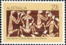 [The Culture of Aborigines - Music and Dancing, type XW]
