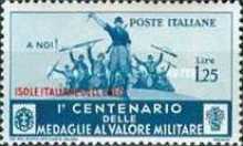 [Italian Postage Stamps in Different Colors Overprinted "ISOLE ITALIANE DELL'EGEO", type BH]