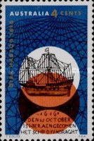 [The 350th Anniversary of the Landing of Dirk Hartog on the West Australia Coast, type IN]