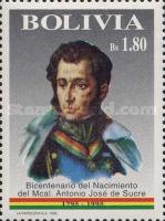 [The 200th Anniversary of the Birth of General Antonio Jose de Sucre, type APP]