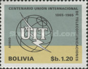 [The 100th Anniversary of the ITU, 1965, type NI2]