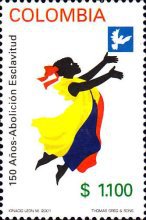 [The 150th Anniversary of the Abolition of Slavery, type BTP]