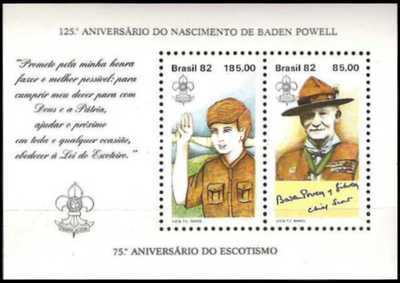 [The 125th Anniversary of the Birth of Lord Baden Powell, 1857-1941 and the 75th Anniversary of the Boy Scout Movement, type ]
