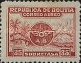 [Airmail - Emblem of Lloyd Aéreo Boliviano, type BH2]