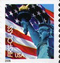 [Lady Liberty & Flag - Self-Adhesive Coil Stamp (39 cents), type ESY4]