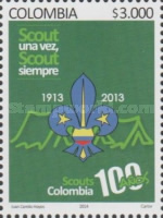 [The 100th Anniversary of Scouting in Colombia, type CSH]