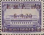 [Airmail - World Press Exhibition - Overprinted "E. M. P. 1955" and Surcharged, type ADM]