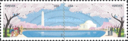 [The 100th Anniversary of the Cherry Blossom Festilval, Washington D.C. - Self-Adhesive Stamps (45 cents), type ]