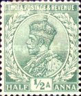 [King George V, 1865-1936 - Inscription "INDIA POSTAGE", type XAW]