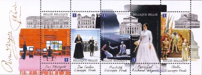[The 200th Anniversary of the Birth of Guiseppe Verdi, 1813-1901 & Richard
Wagner, 1813-1883, type ]