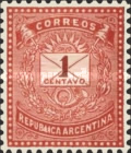 [Letter & Post Horn - Nineteen Dots in Upper Frame, type V2]