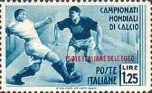[Italian Stamps of 1934 in Different Colors Overprinted "ISOLE ITALIANE DELL'EGEO", type AV2]