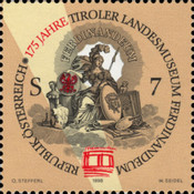 [The 175th Anniversary of the Foundation of the Federal Museum of Tyrol named Ferdinandeum, type BQO]