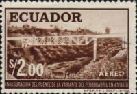 [Airmail - Inauguration of the Railway Bridge from Ambato, type AJZ]