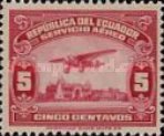 [Airmail - Plane Over Beach Promenade of Guayaquil, type HI]