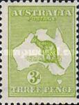 [Definitive Issues - Kangaroo and Map - Different Watermark, type A24]