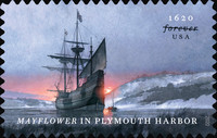 [The 400th Anniversary of the Arrival of the Mayflower in Plymouth Harbor, type IKG]