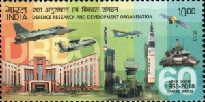 [The 60th Anniversary of the DRDO - Defence Research and Development Organisation, type EBH]