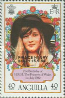 [Number 483-488 Overprinted "PRINCE HENRY BIRTH 15.9.`84", type RZ2]