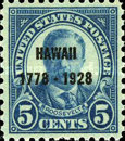 [The 150th Anniversary of the Discovery of Hawaii by Captain Cook, type GJ]