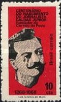 [The 100th Anniversary of the Birth of Francisco Caldas Junior, Founder of "Correio do Povo" Newspaper, 1868-1913, type ARY]