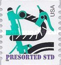 [Green Bicycle - Coil Stamps (10 cents), type DBB1]