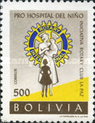 [Founding of Children's Hospital by La Paz Rotary Club, type IO1]
