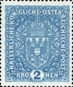 [Coat of Arms in New Colors - Picture Size: 25 x 30 mm, type AU10]