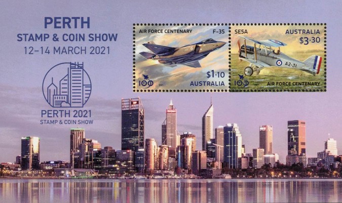[Perth Stamp and Coin Show - The 100th Anniversary of the Royal Australian Air Force, type EXB]