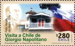 [Visit to Chile by Giorgio Napolitano, type BXB]