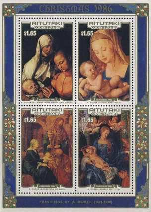 [Christmas - Paintings by Durer - Issues of 1986 with Face Value of $1.65, type ]