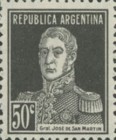 [Definitive Issues - General San Martin, without Period after Value, type CW12]