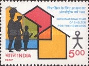 [International Year of Shelter for the Homeless, type AIW]