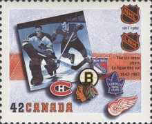 [The 75th Anniversary of National Hockey League, type AUP]