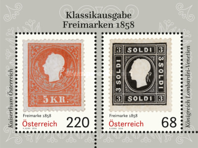 [Classic Postage Stamps - 1858, type ]