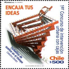 [Modern Art - Sculpture with Boxes, type CDY]