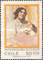 [International Women's Year - Chilean Paintings, type WH]