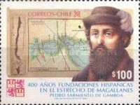 [The 400th Anniversary of Spanish Settlements on Straits of Magellan, type AEH]