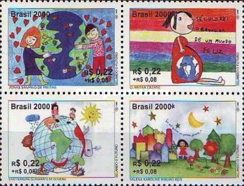 ["Stampin the Future" - Winning Entries in Children's International Painting Competition, type ]
